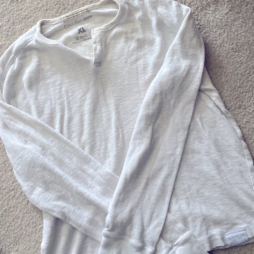 Calvin Klein Jeans men’s sleeve thermal/knit